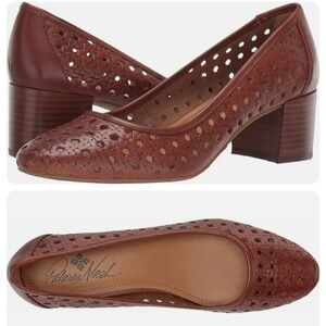Patricia Nash Allegra Leather Pump - Size 6.5M